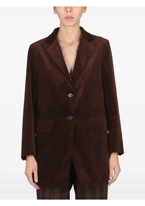 Margaret Howell corduroy single-breasted blazer - Brown