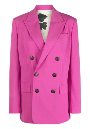 DSQUARED2 peak-lapel double-breasted blazer - Pink
