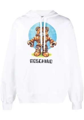Moschino Teddy Bear-print hoodie - White