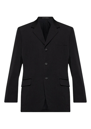 Yohji Yamamoto single-breasted blazer - Black