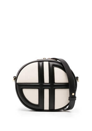Patou Le JP leather crossbody bag - Black