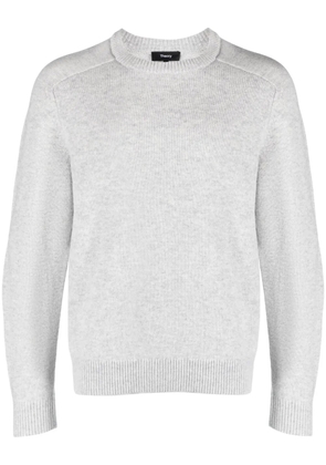 Theory Morlan ribbed wool blend jumper - Grey