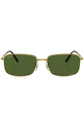 Ray-Ban tinted-lenses square-frame sunglasses - Gold