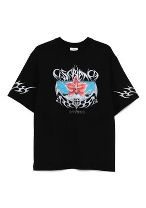 Casablanca graphic-print T-shirt - Black