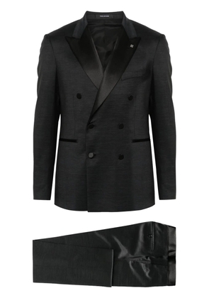 Tagliatore double-breasted suit - Black