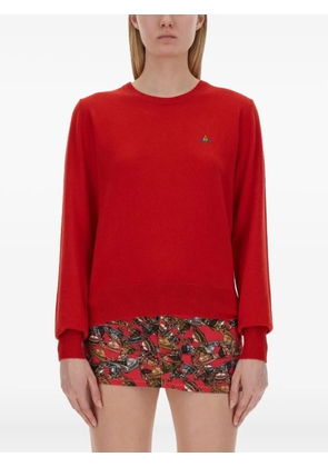 Vivienne Westwood orb-logo sweater - Red