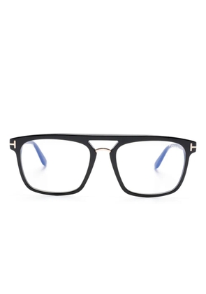 TOM FORD Eyewear rectangle-frame glasses - Black