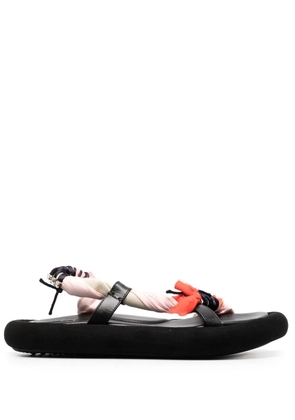 13 09 SR braided-detail strap sandals - Black