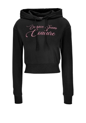 Versace Jeans Couture logo-print hoodie - Black