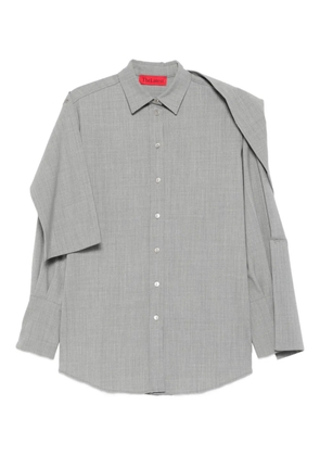 THELATEST sleeve button-front shirt - Grey