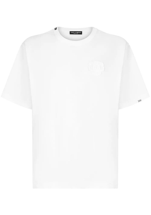Dolce & Gabbana embroidered logo t-shirt - White