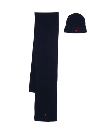 Polo Ralph Lauren Polo Pony-motif scarf set - Blue
