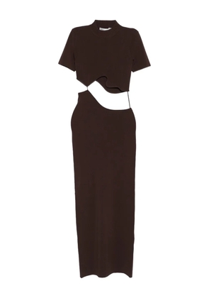 Christopher Esber Maparadita lattice separation maxi dress - Brown