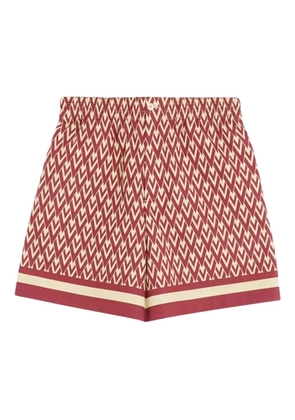 Valentino Garavani Toute La V-print bermuda shorts - Red