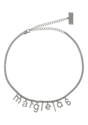 MM6 Maison Margiela logo-lettering necklace - Silver