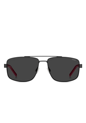 BOSS rectangle-frame sunglasses - Black