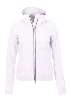 K-Way hooded zip jacket - White