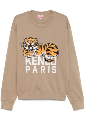 Kenzo Happy Tiger sweatshirt - Brown
