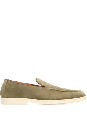Doucal's almond-toe loafers - Green