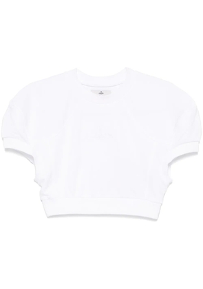 Vivienne Westwood cropped football T-shirt - White