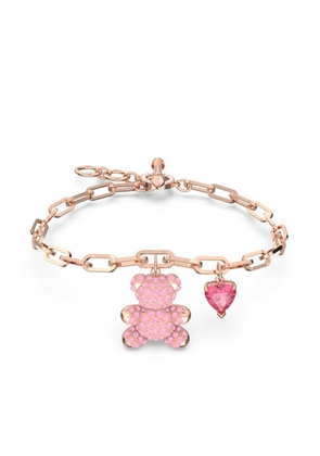 Swarovski Teddy crystal-embellished bracelet - Pink
