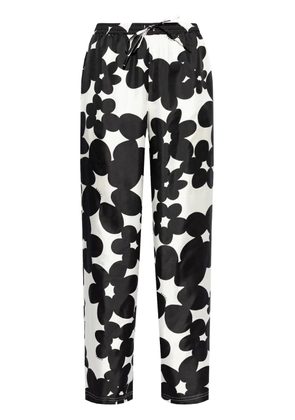 Marni Dillies print silk trousers - Black