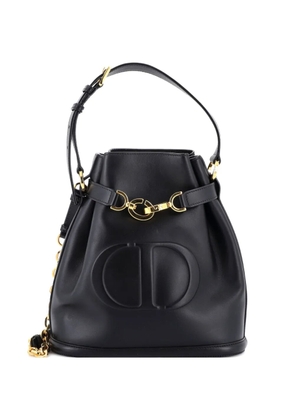 Christian Dior Pre-Owned C'est Leather Medium bucket bag - Black