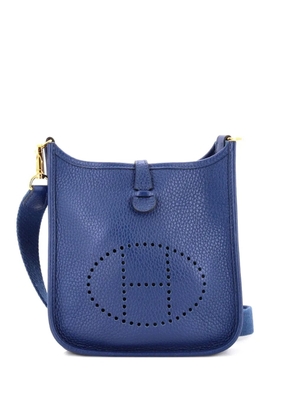 Hermès Pre-Owned Evelyne Bag Gen III Clemence TPM crossbody bag - Blue
