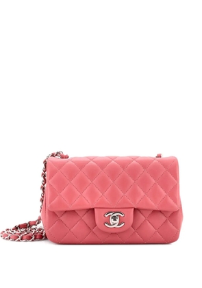 CHANEL Pre-Owned Classic Single Flap Bag Quilted Lambskin Mini crossbody bag - Pink