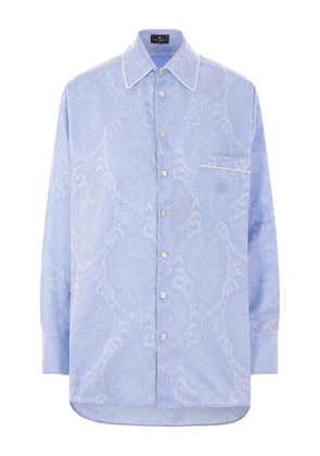 ETRO paisley-print pajama top - Blue