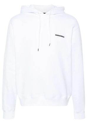 DSQUARED2 Ceresio Map hoodie - White