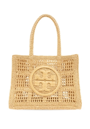 Tory Burch small Ella crochet tote bag - Neutrals