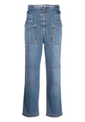Stella McCartney straight-leg cargo jeans - Blue