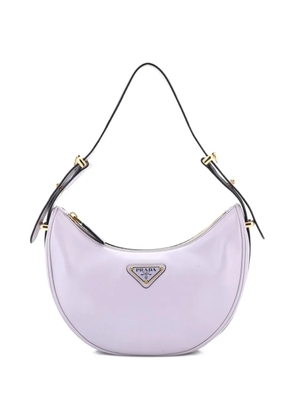 Prada Pre-Owned Arque Half Moon Leather Small hobo bag - Purple