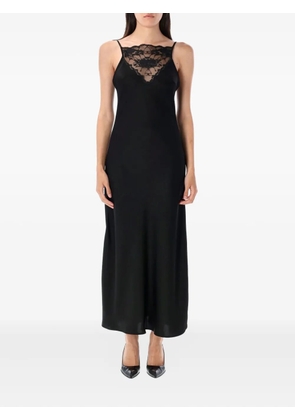 By Malene Birger Libbie lace-insert maxi dress - Black