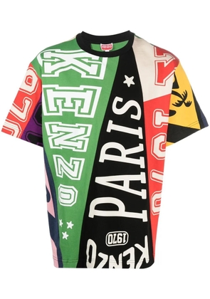 Kenzo logo-print cotton T-shirt - Green