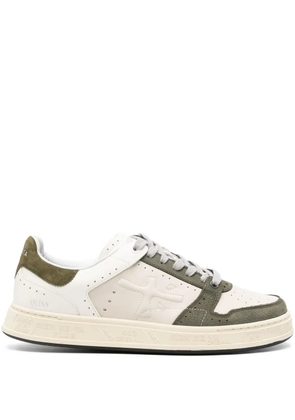 Premiata leather panelled sneakers - Neutrals