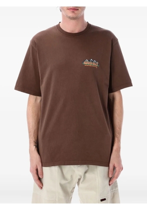 Gramicci logo-print T-Shirt - Brown