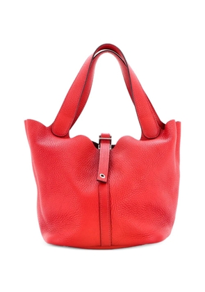 Hermès Pre-Owned Picotin Lock Bag Clemence MM bucket bag - Red