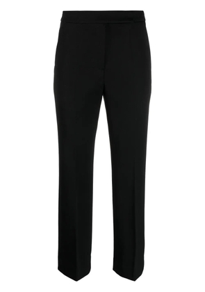 Tory Burch cropped wool tailored trousers - Black