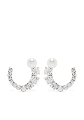 Swarovski Matrix stud earrings - Silver