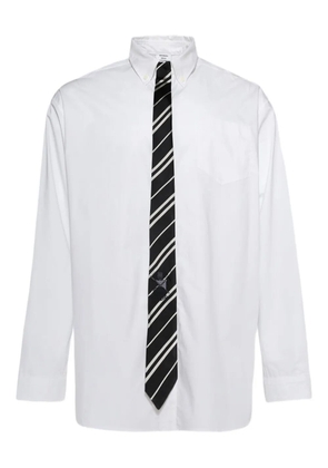 VETEMENTS tie-detailed shirt - White