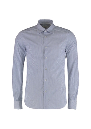 slowear striped cotton shirt - White