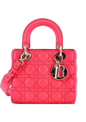 Christian Dior Pre-Owned My ABCDior Lady Dior Bag Cannage Quilt Lambskin crossbody bag - Pink