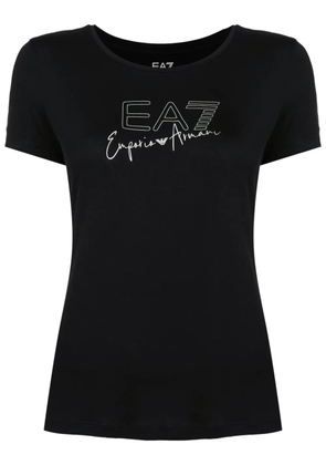 Ea7 Emporio Armani logo-print T-shirt - Black