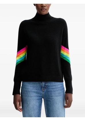 FROM FUTURE rainbow-graphic sweater - Black