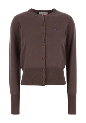 Vivienne Westwood Bea orb-embellished cardigan - Brown