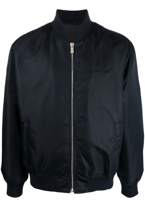 Versace graphic-print bomber jacket - Blue