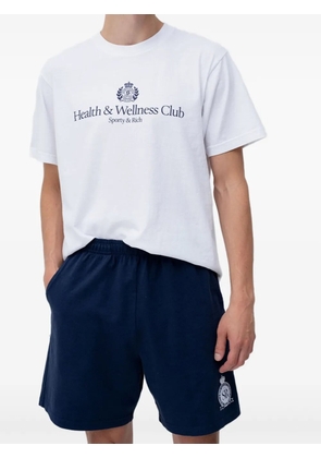 Sporty & Rich logo-detail pocket shorts - Blue