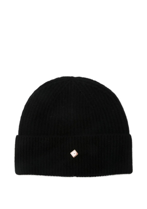 Casablanca ribbed logo beanie - Black